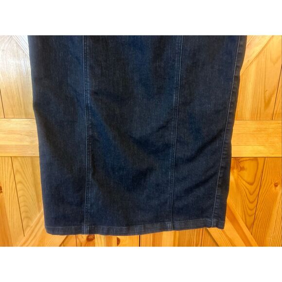 Belle Vere Denim Maxi Skirt Black Size Large (5848) - Picture 2 of 8